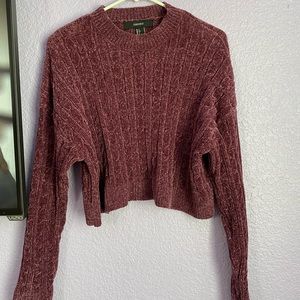 Forever 21 - Knit Crop Top Long Sleeve